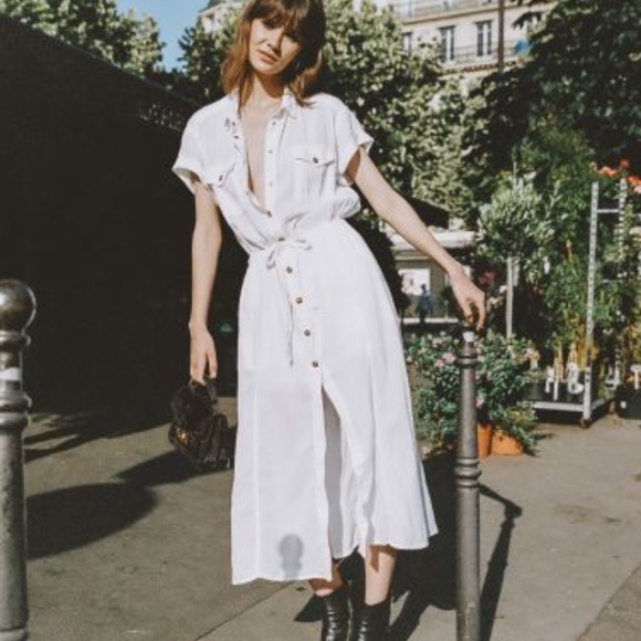 COPY - The Kooples Gauze Shirtdress - Picture 1 of 6